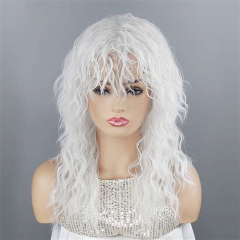 white curly wig long|More.